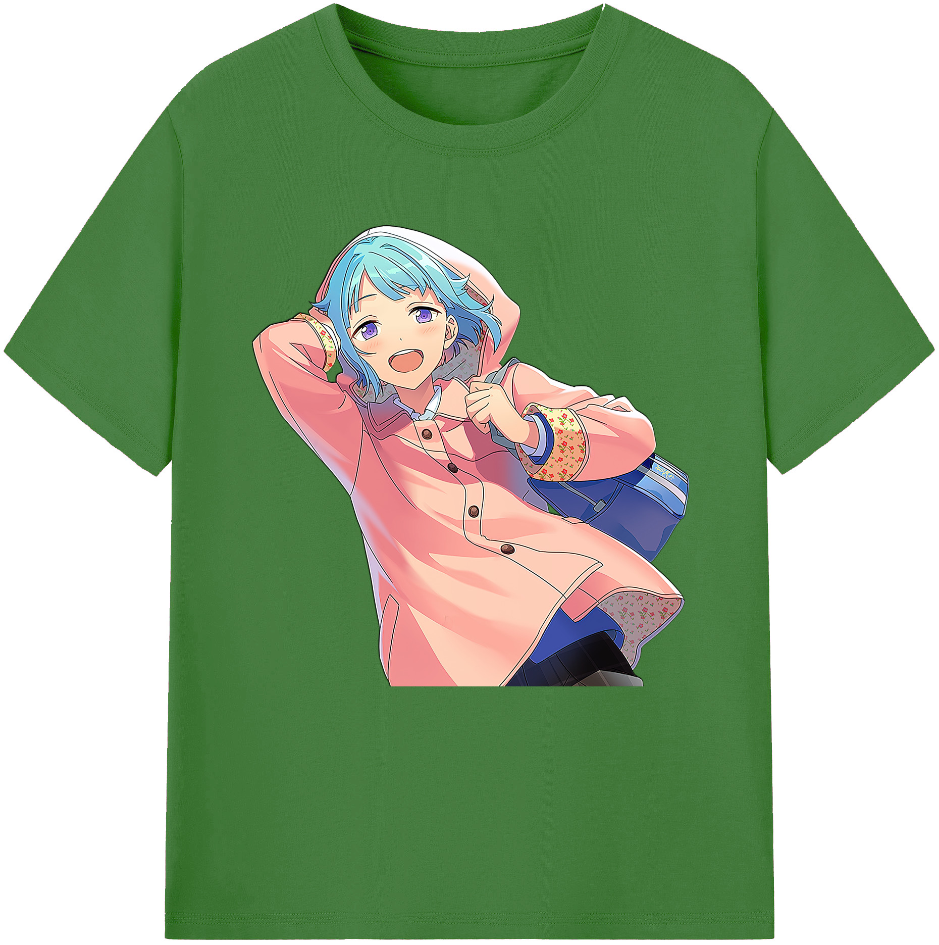 （画像用） あんさんぶるスターズ! Ensemble Stars レディースカジュアルプリントTシャツ（綿100％）